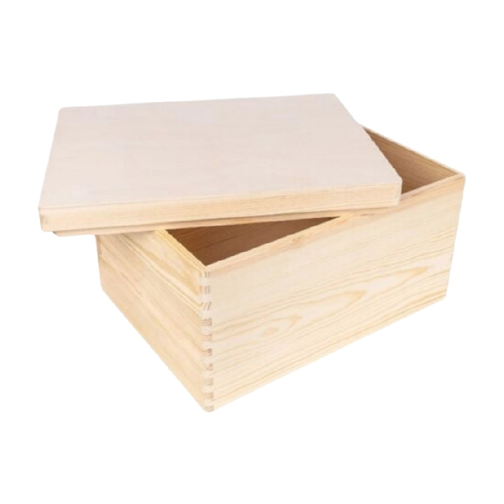 Boîte de rangement en bois pour la maison - 30 x 20 x 10