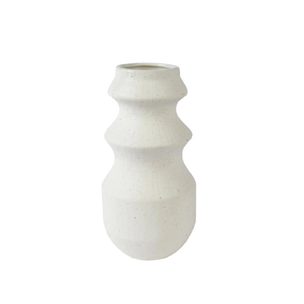 Vase en céramique pour décoration intérieure - 12 x 12 x 25