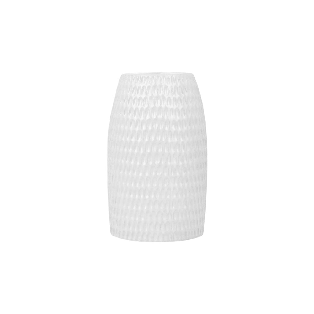 Vase décoratif en verre soufflé pour décoration intérieure - 15 x 15 x 30