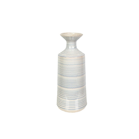 Vase décoratif en céramique pour ornements intérieurs - 8 x 8 x 25